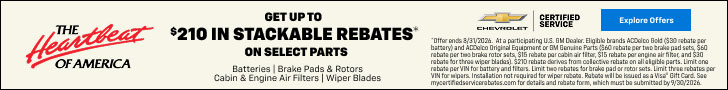 Up to $60 Mail-in Rebate on the Purchase and Installation of Four Select Brake Rotors