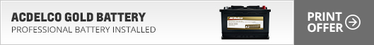 ACDelco Professional Gold Battery Offer - Click Here