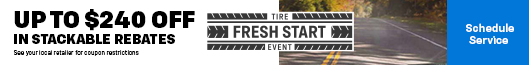 Up to $60 Mail-in Rebate on the Purchase and Installation of Four Select Brake Rotors