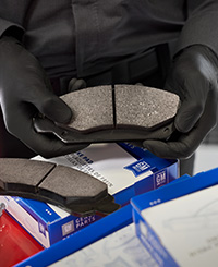 holding brake pad